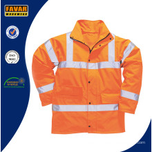 Men′s Orange Hi-Vis Traffic Jacket